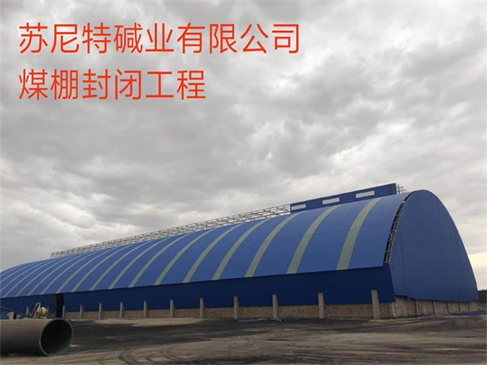 菏泽碱业有限公司煤棚封闭工程