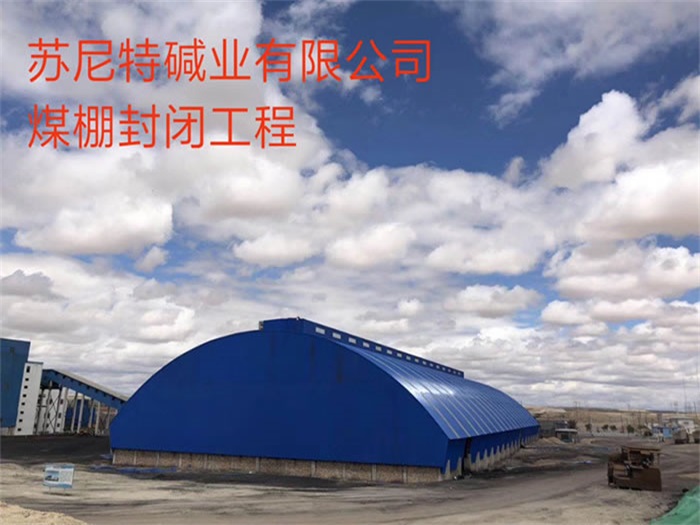菏泽碱业有限公司煤棚封闭工程